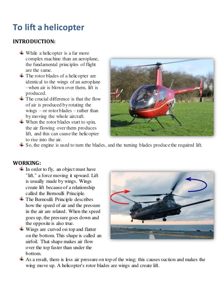 How Helicopter work