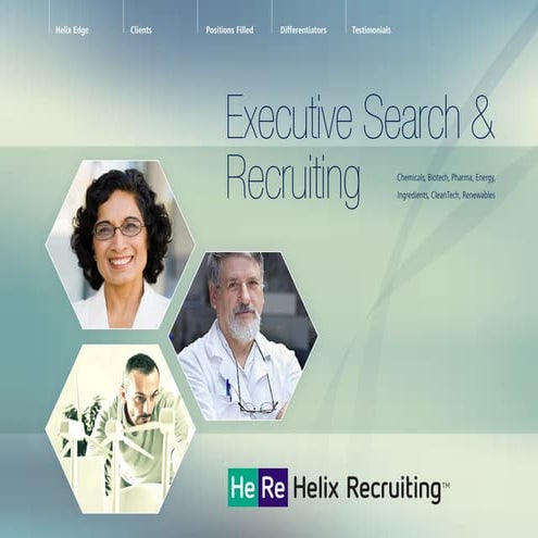 Helix Executive Search brochure