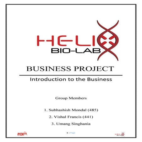 Helix bio lab marketing