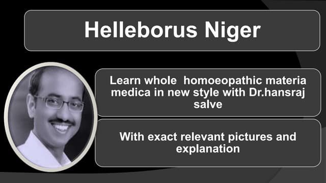 Helleborus Niger homoeopathic mater...