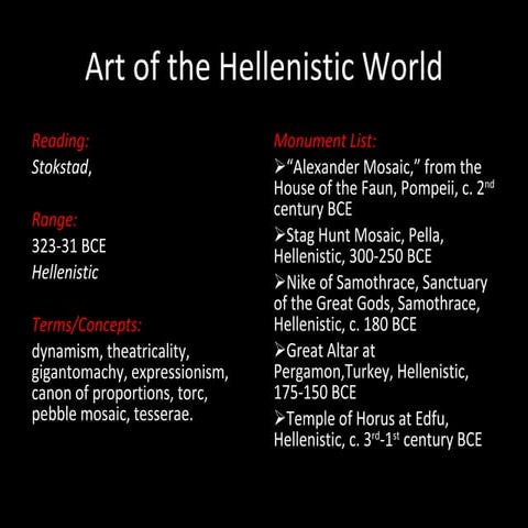 Hellenistic upload | PPT