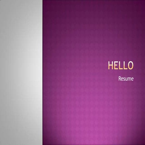 Hello | PPT