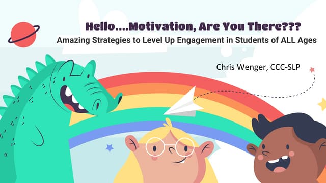  Hello...motivation, are you there?