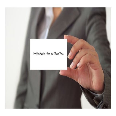 Hello again | PDF