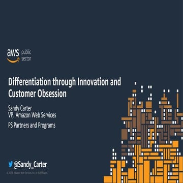 Hello Alice:  Lessons from AWS on Innovation 