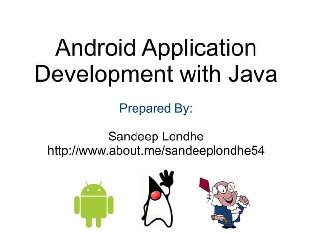 Introduction To Android For Beginners.
