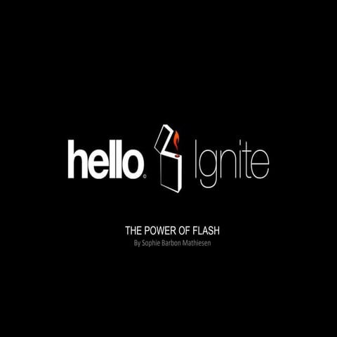 The Power of Flash - Sophie Barbon - 2009 09 14