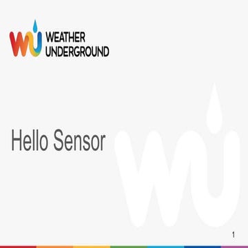Weather Underground - PWS, Data Ingestion and APIs