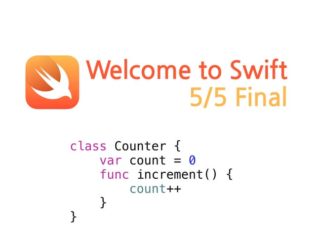 Hello Swift Final 5/5 - Structures and Classes