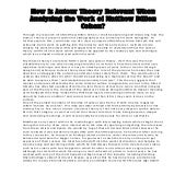 Theory Essay fixed reference