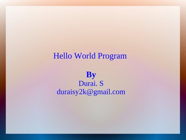 Hello worldandroid | PPT