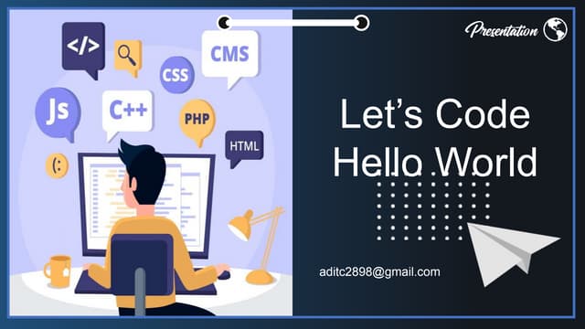 HTML Dasar : #2 Hello World | PPT