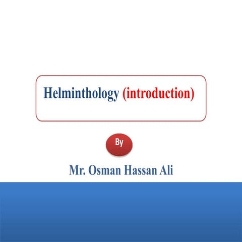 helminth-introduction medical parasitology .pptx