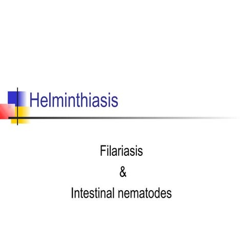 Helminthiasis