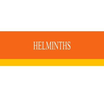 Micropara helminths 1st year. Pharmacology