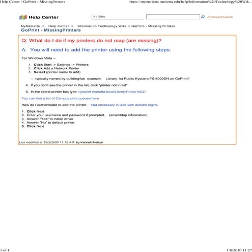 Help Center   Go Print   Mis..