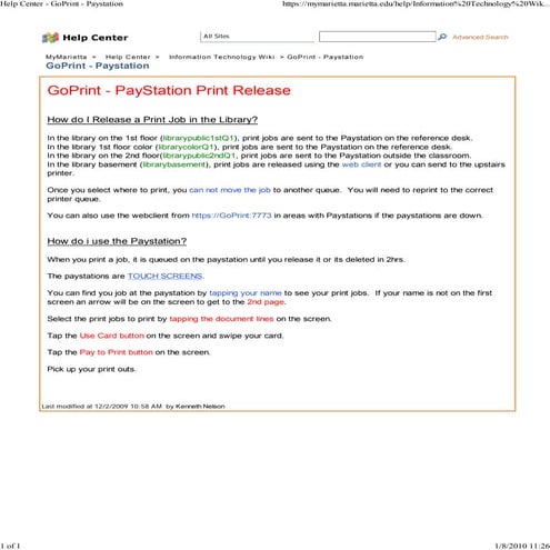 Help Center   Go Print   Pay..