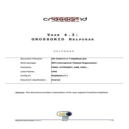 Helpdesk SRS document