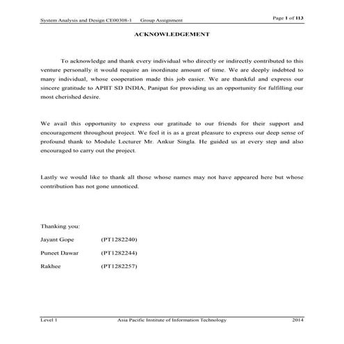 Online Helpdesk System