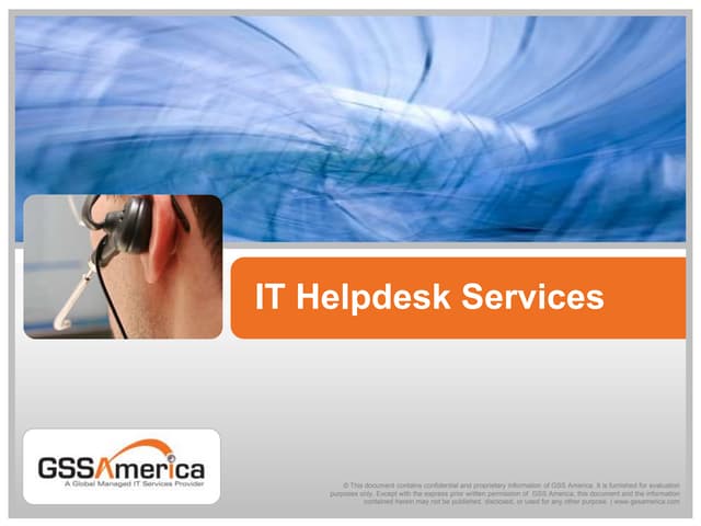 Helpdesk Services