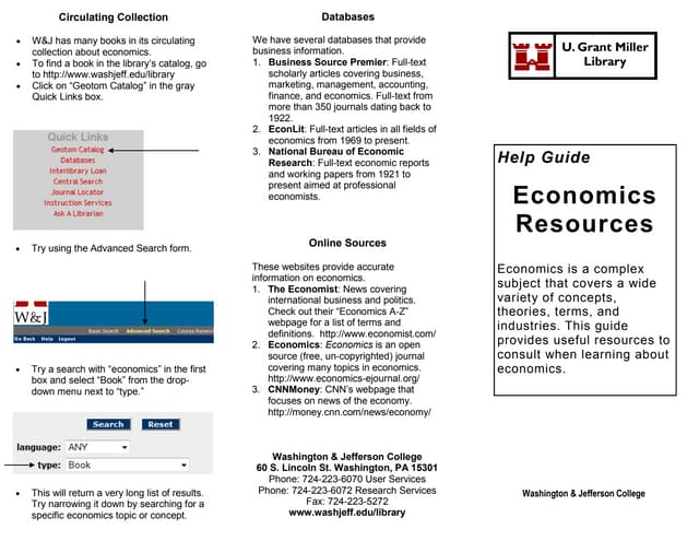 Economics Help Guide