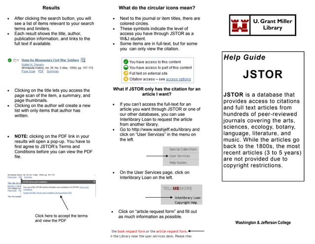 JSTOR Help Guide