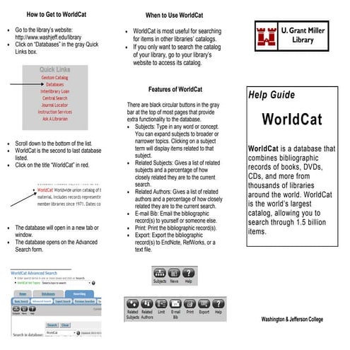 WorldCat Help Guide