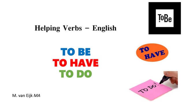 to do verbs - do, does, did | PPTX