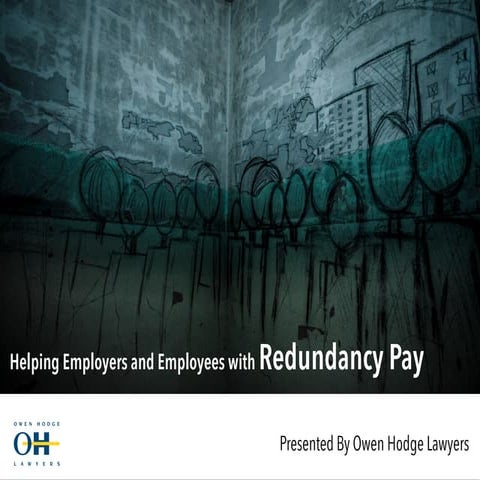 Helping employers and employees with redundancy pay