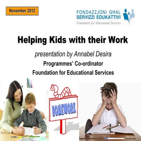 Helping Kids with their Work