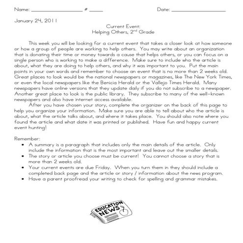 Current Event | PDF