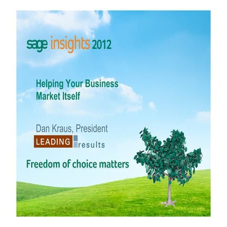 Helping your business market itself final