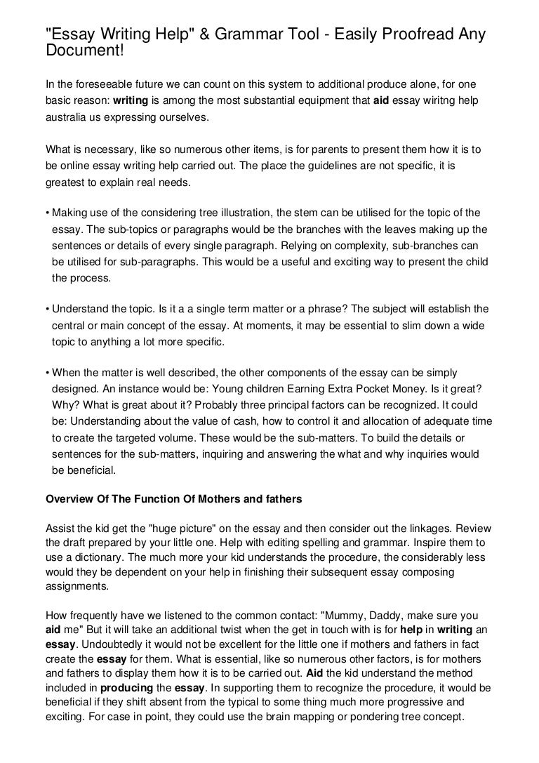 Essay grammar helper picture