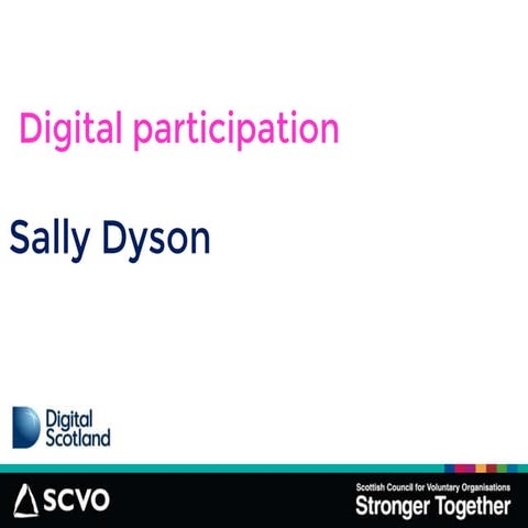 Digital Participation Team at Scotlands Helplines conference 2014