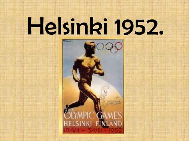 Leyendas olímpicas – Juegos de Helsinki 1952 | Basketball