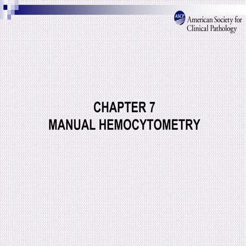 Hema I Chapter 7_hemocytometry.ppt