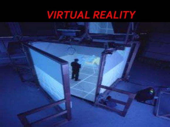Virtual Reality-Seminar presentation | PPT