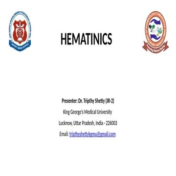 Haematinics | PPT