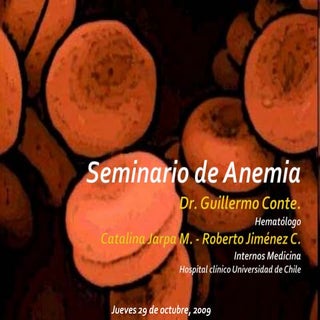 Seminario De Anemia