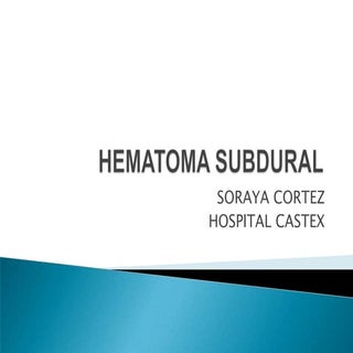 Hematoma subdural
