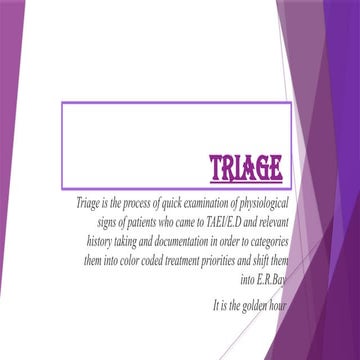 How to do triage in emergency department by staff hemalatha .pptx