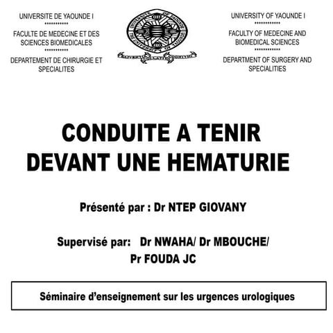 HEMATURIE NTEP-1.pptx faculté de medecine