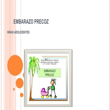 Embarazo precoz en la adolesencia