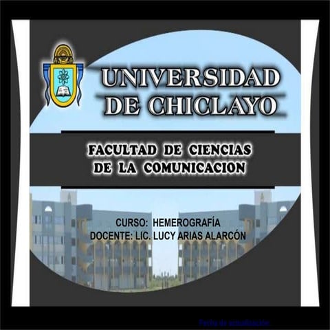 La hemerocrítica para estudiantes de periodismo | PPSX
