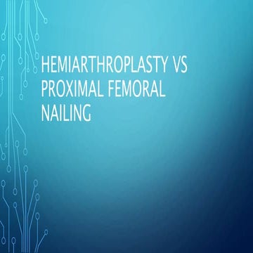 Hemiarthoplasty debate. hemiarthroplasty