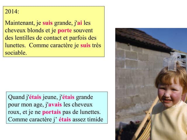 Imperfect Tense In French