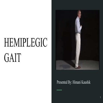 Hemiplegic Gait