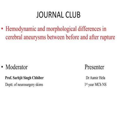 Hemodynamic and morphological differences in cerebral.pptx