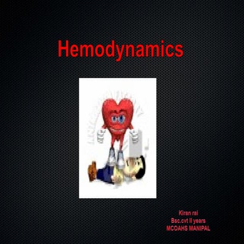 Hemodynamics.kiran rai