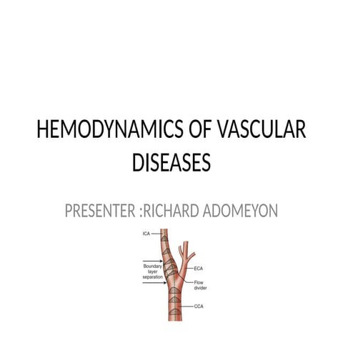 HEMODYNAMICS OF VASCULAR DISEASES ppt.pptx